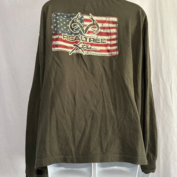 Realtree Xtra Long Sleeve T-Shirt – Olive Green – Men’s Size XL - Picture 3 of 4
